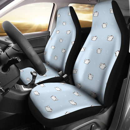 Samoyeds Print Design LKS302 Car Seat Covers