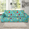 Cocktail Pattern Print Design 05 Sofa Slipcover