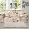 Owl Pattern Print Design A02 Sofa Slipcover