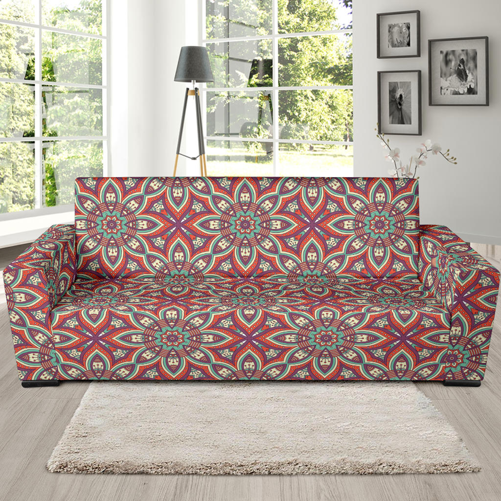 Bohemian Pattern Print Design 03 Sofa Slipcover