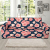 Rose Pattern Print Design A03 Sofa Slipcover