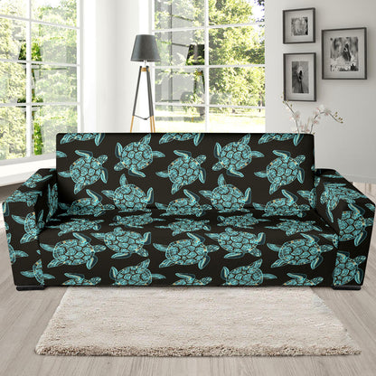 Sea Turtle Print Design LKS302 Sofa Slipcover