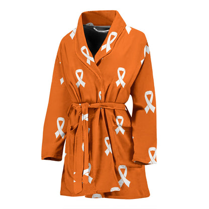 Appendix cancer Pattern Print Design 01 Women Bathrobe