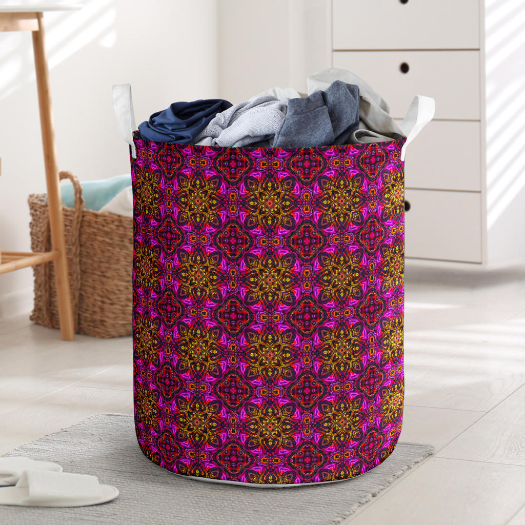 kaleidoscope Abstract Print Design Laundry Basket