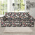 Butterfly Flower Pattern Print Design 07 Sofa Slipcover