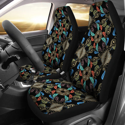 Ancient Greek Print Design LKS308 Car Seat Covers
