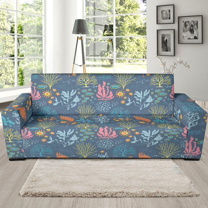 Seaweed Print Design LKS304 Sofa Slipcover
