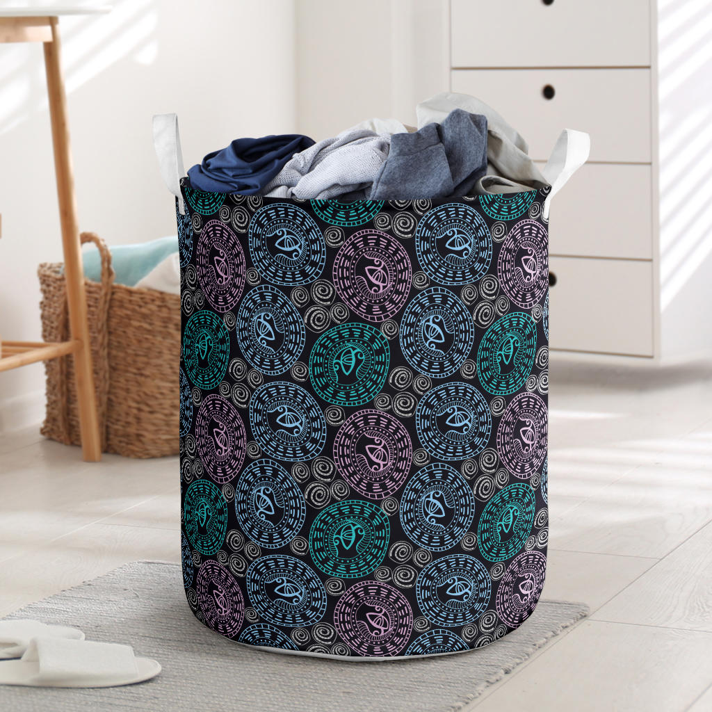 Eye of Horus Ethnic Pattern Laundry Basket