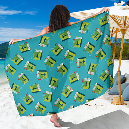 Bible Pattern Print Design 01 Sarong Pareo Wrap