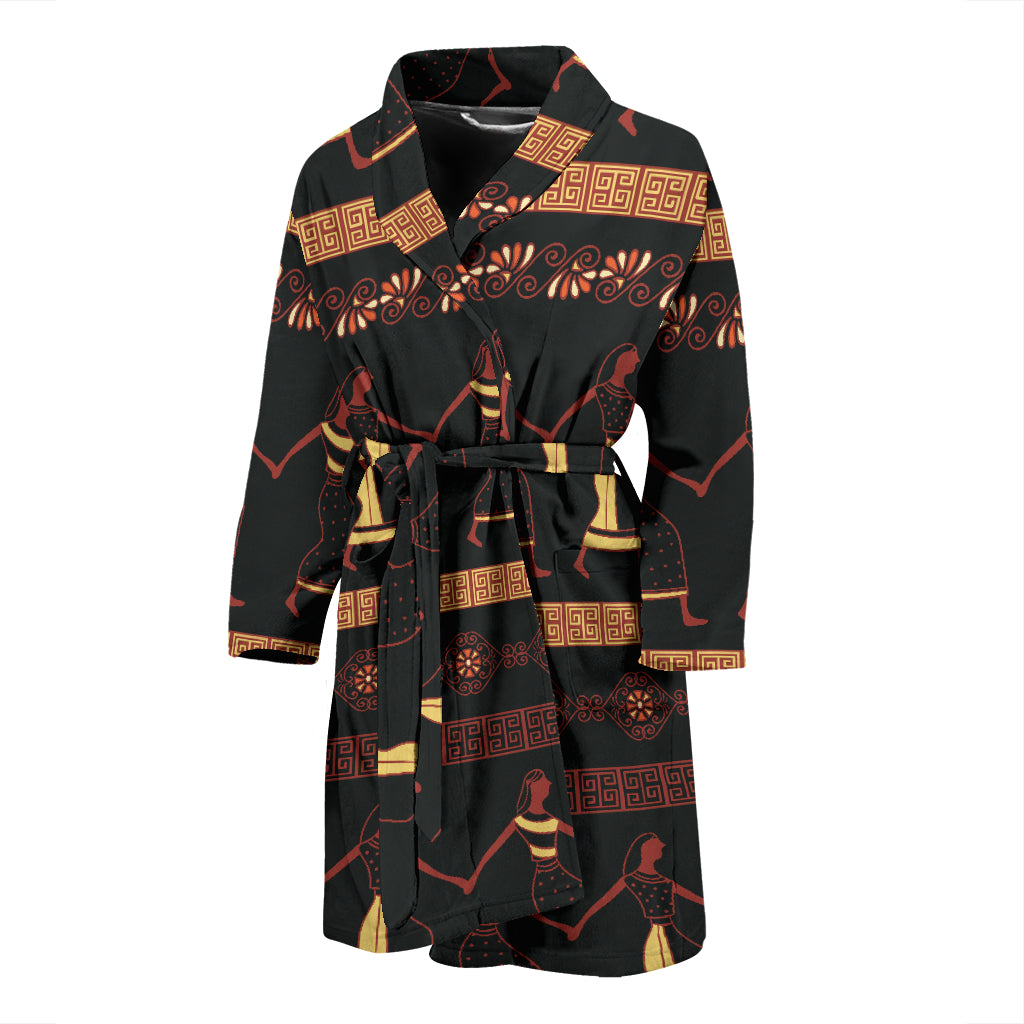 Ancient Greek Human Print Design LKS306 Men Bathrobe