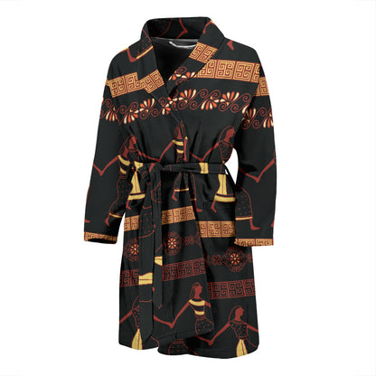Ancient Greek Human Print Design LKS306 Men Bathrobe