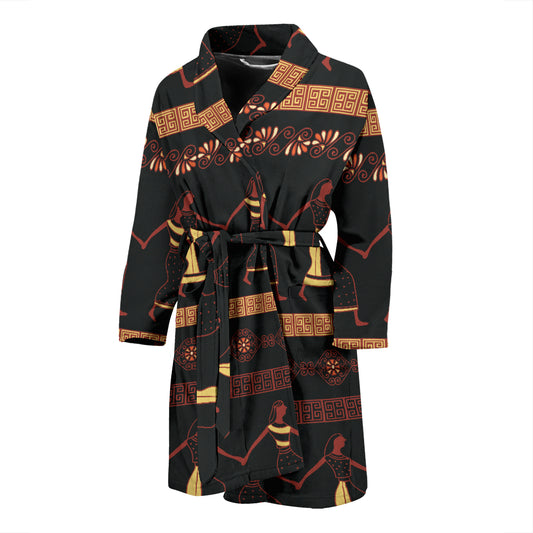 Ancient Greek Human Print Design LKS306 Men Bathrobe