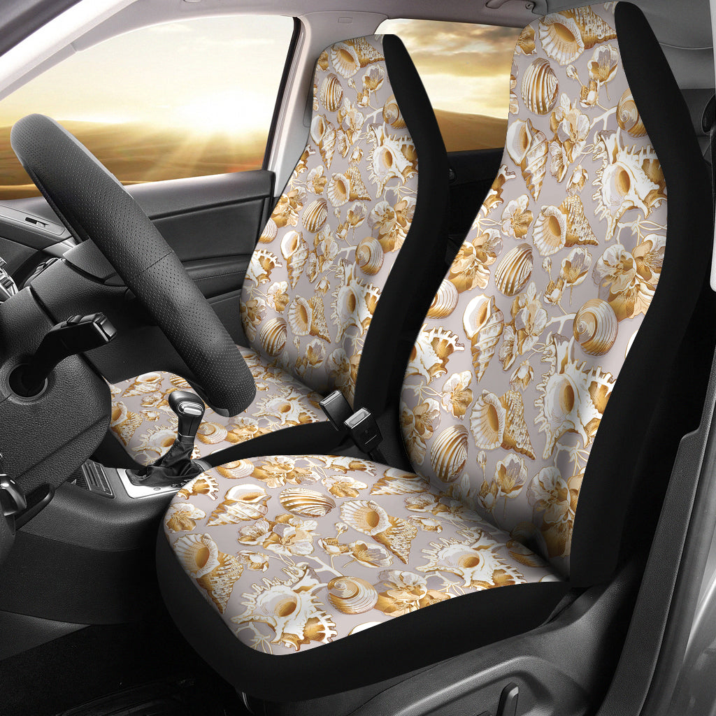 Seashell Print Design LKS309 Car Seat Covers