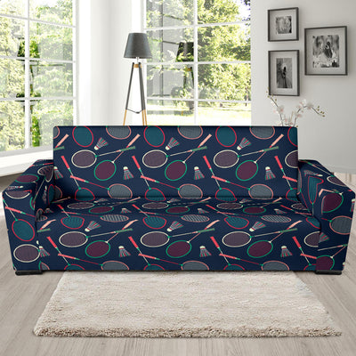 Badminton Pattern Print Design 03 Sofa Slipcover