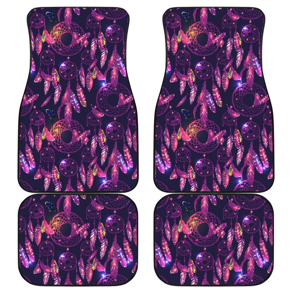 Dream catcher neon Car Floor Mats Front Back