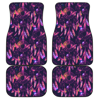 Dream catcher neon Car Floor Mats Front Back