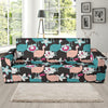 Guinea Fowl Pattern Print Design 03 Sofa Slipcover