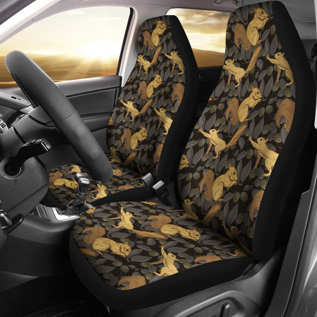 Squirrel Print Design LKS309 Car Seat Covers