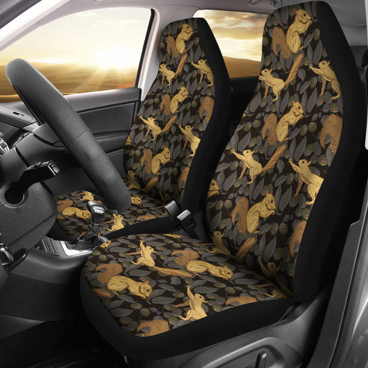Squirrel Print Design LKS309 Car Seat Covers
