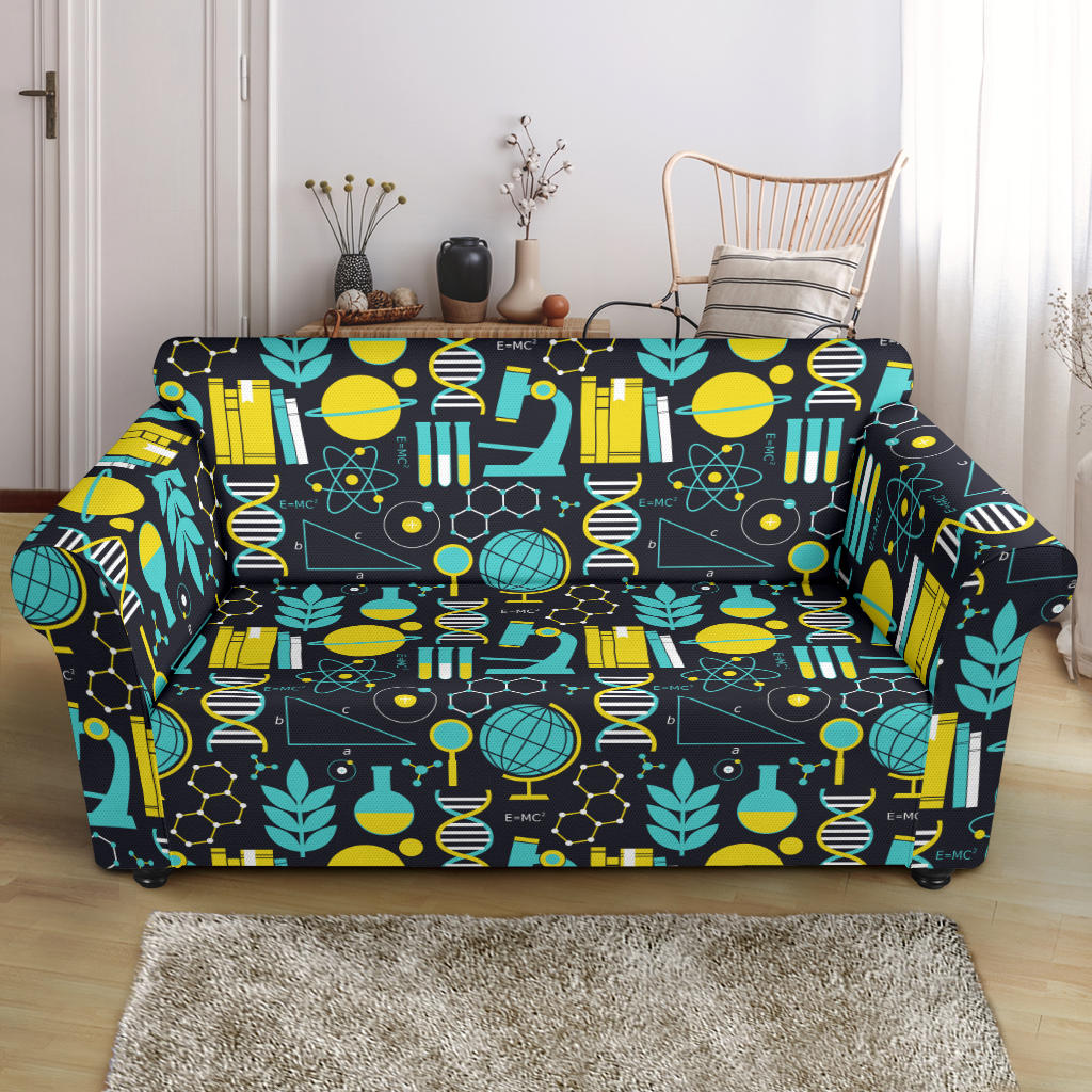 Science Print Design LKS301 Loveseat Couch Slipcover