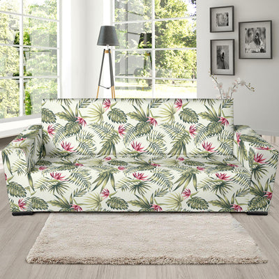 Bird Of Paradise Pattern Print Design 04 Sofa Slipcover