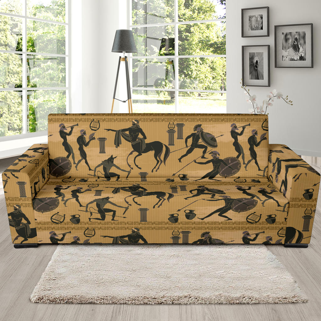 Ancient Greek Statue Print Design LKS304 Sofa Slipcover