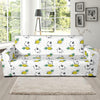 Bull Terriers Pattern Print Design 05 Sofa Slipcover