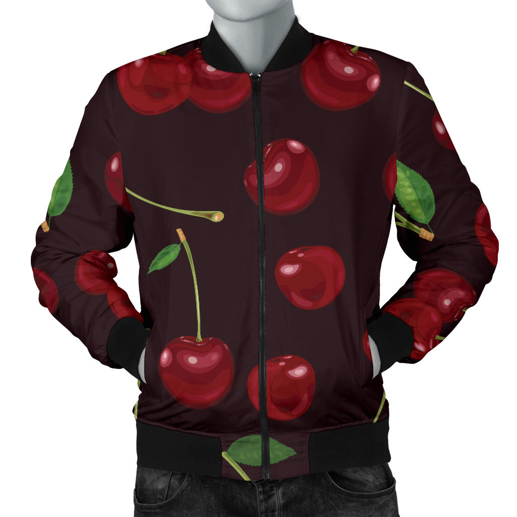 Cherry Fresh Pattern Men Bomber Jacket