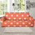 Bichons Frise Pattern Print Design 02 Sofa Slipcover