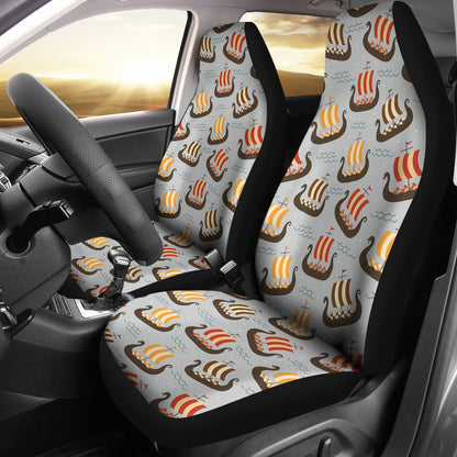 Vikings Print Design LKS308 Car Seat Covers