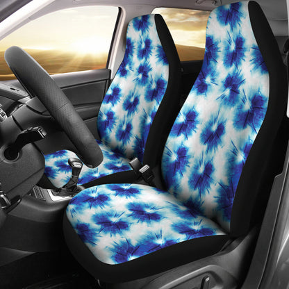 Tie Dye Blue Print Design LKS305 Car Seat Covers