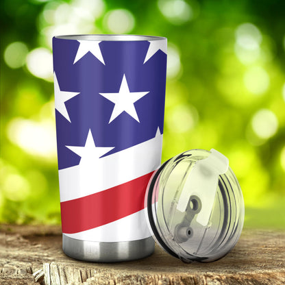 American flag Print Tumbler