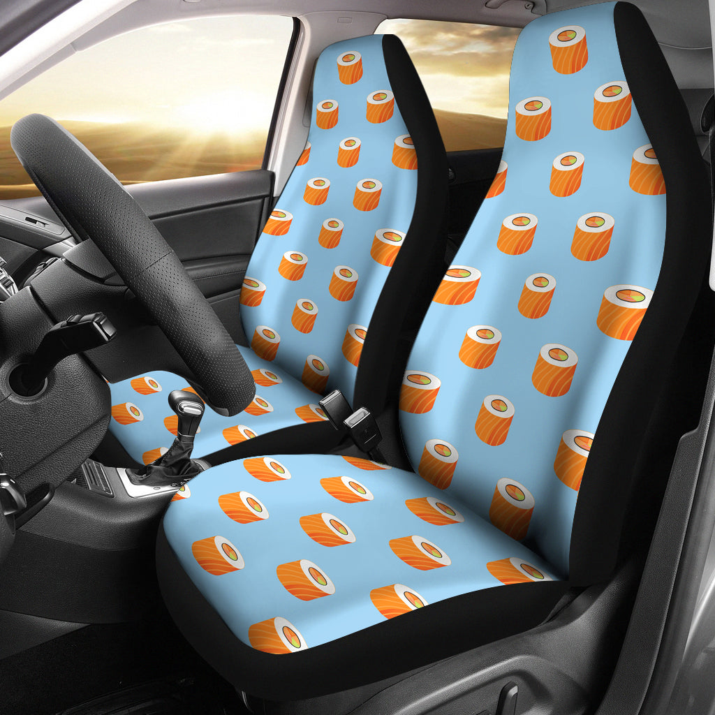 Salmon Sushi Print Design LKS307 Car Seat Covers