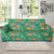 Camping Camper Pattern Print Design 05 Sofa Slipcover