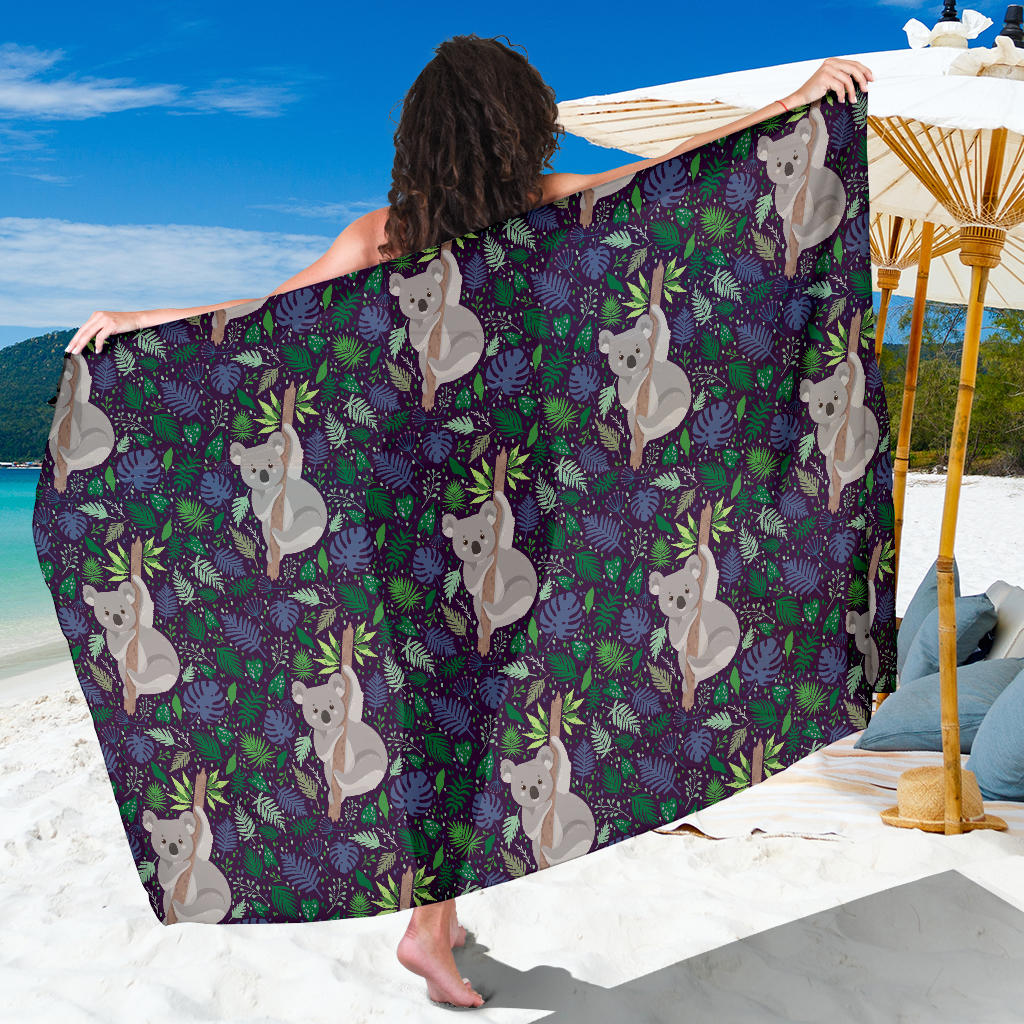 Koala Pattern Print Design 06 Sarong Pareo Wrap
