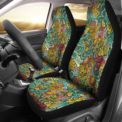 Hippie Print Design LKS302 Car Seat Covers