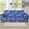 Dragonfly Pattern Print Design 03 Sofa Slipcover