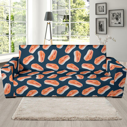 Salmon Steak Print Design LKS306 Sofa Slipcover