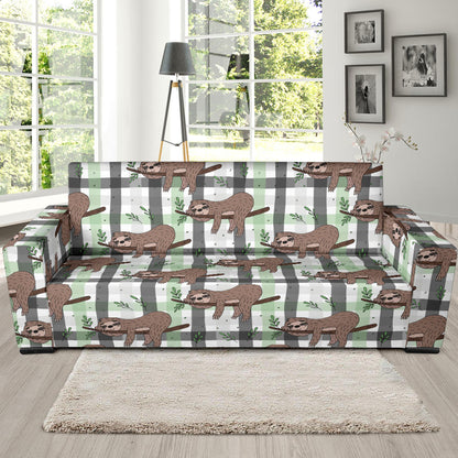 Sloth Print Design LKS301 Sofa Slipcover