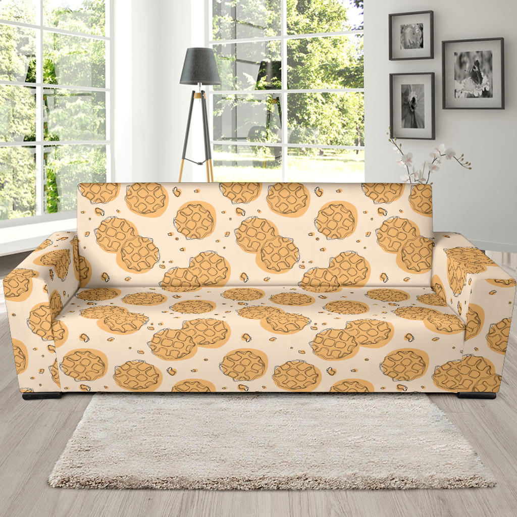 Waffle Print Design LKS303 Sofa Slipcover