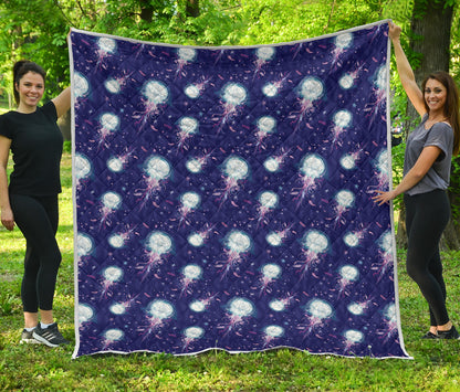 Jellyfish Cute Design Quilt Bedspread