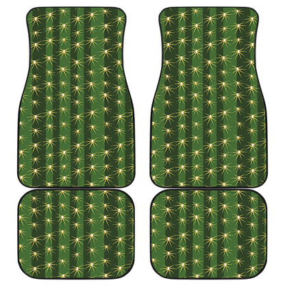 Cactus Skin Print Pattern Car Floor Mats Front Back