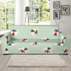 Karate Pattern Print Design 02 Sofa Slipcover