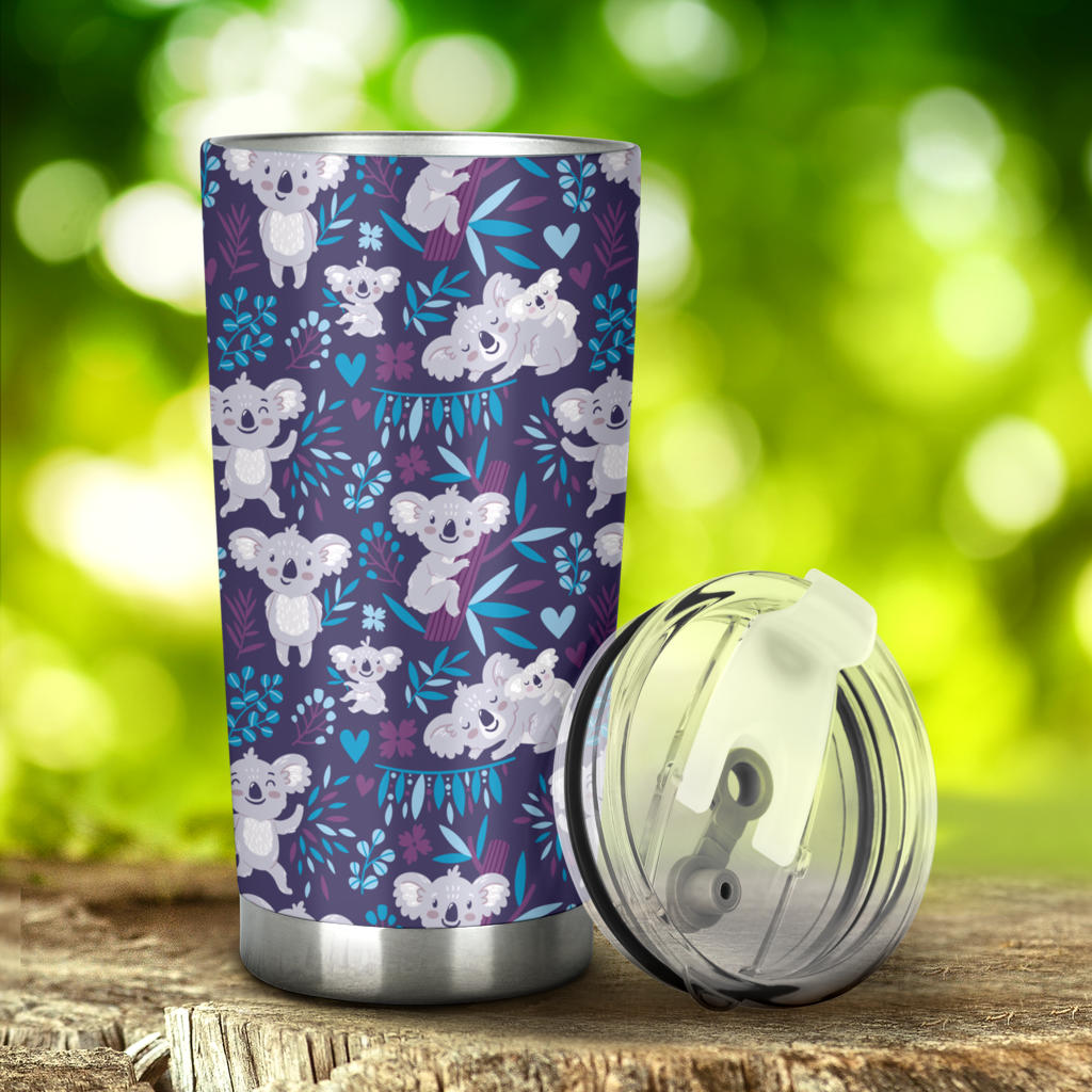 Koala Cute Themed Design Print Tumbler