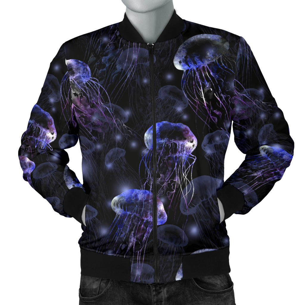 Jellyfish Themed Men Bomber Jacket
