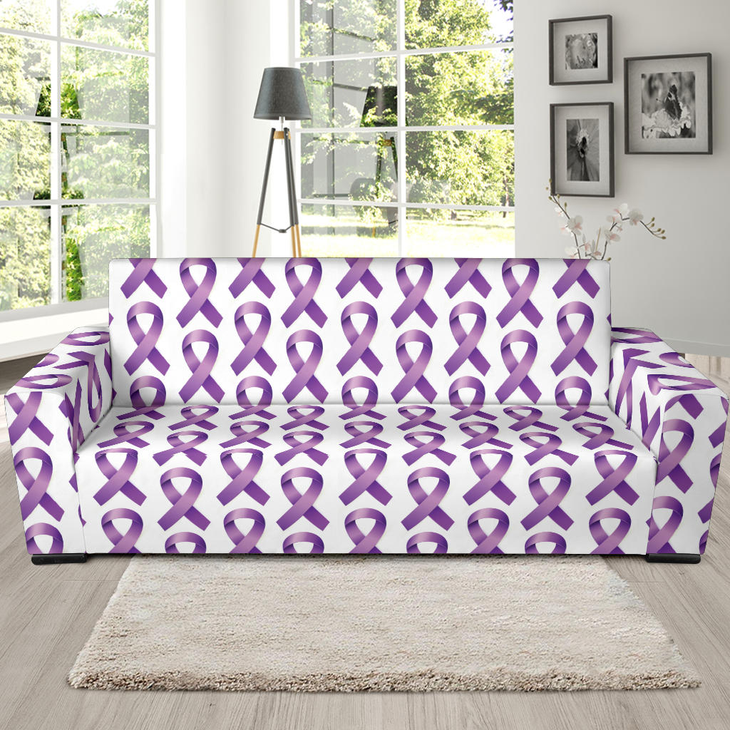 Pancreatic cancer Pattern Print Design A01 Sofa Slipcover