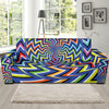 Optical illusion Pattern Print Design A02 Sofa Slipcover