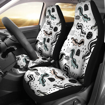 Skunk Print Design LKS303 Car Seat Covers