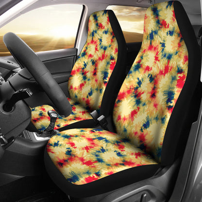 Tie Dye Print Design LKS302 Car Seat Covers