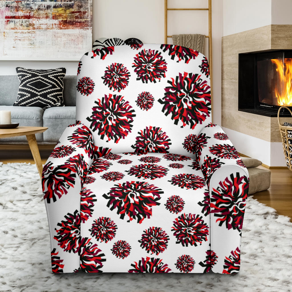 Cheerleader Pattern Print Design 01 Recliner Slipcover with Pocket